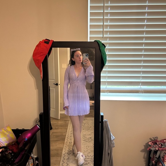 Purple Ruffle Dress - Picture 2 of 2